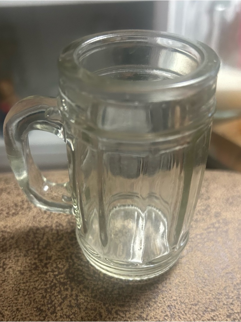 Vintage beer mug shot glass